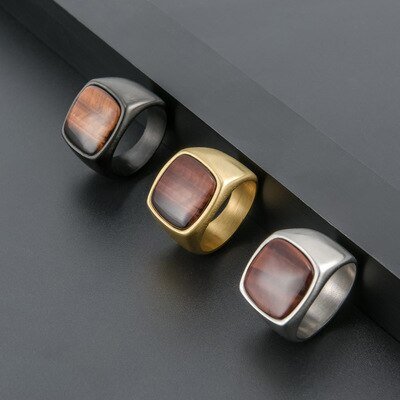 Minimal Gem Sigil Ring - Chrome Cult