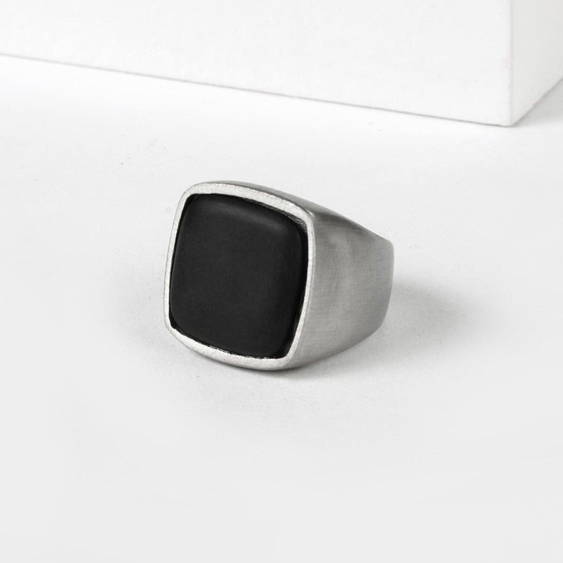 Modern Gemstone Silver Ring