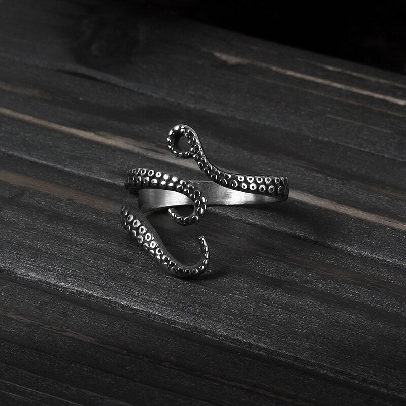 Octopus Arms Ring - Chrome Cult