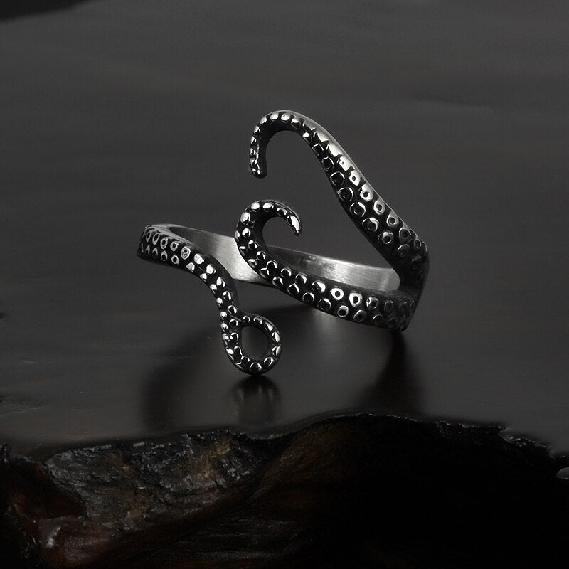 Octopus Arms Ring - Chrome Cult