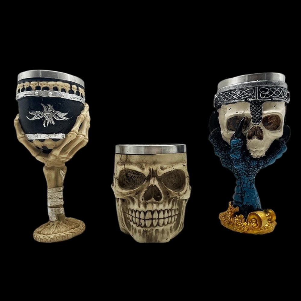 Ossuary Skull Mug - Chrome Cult