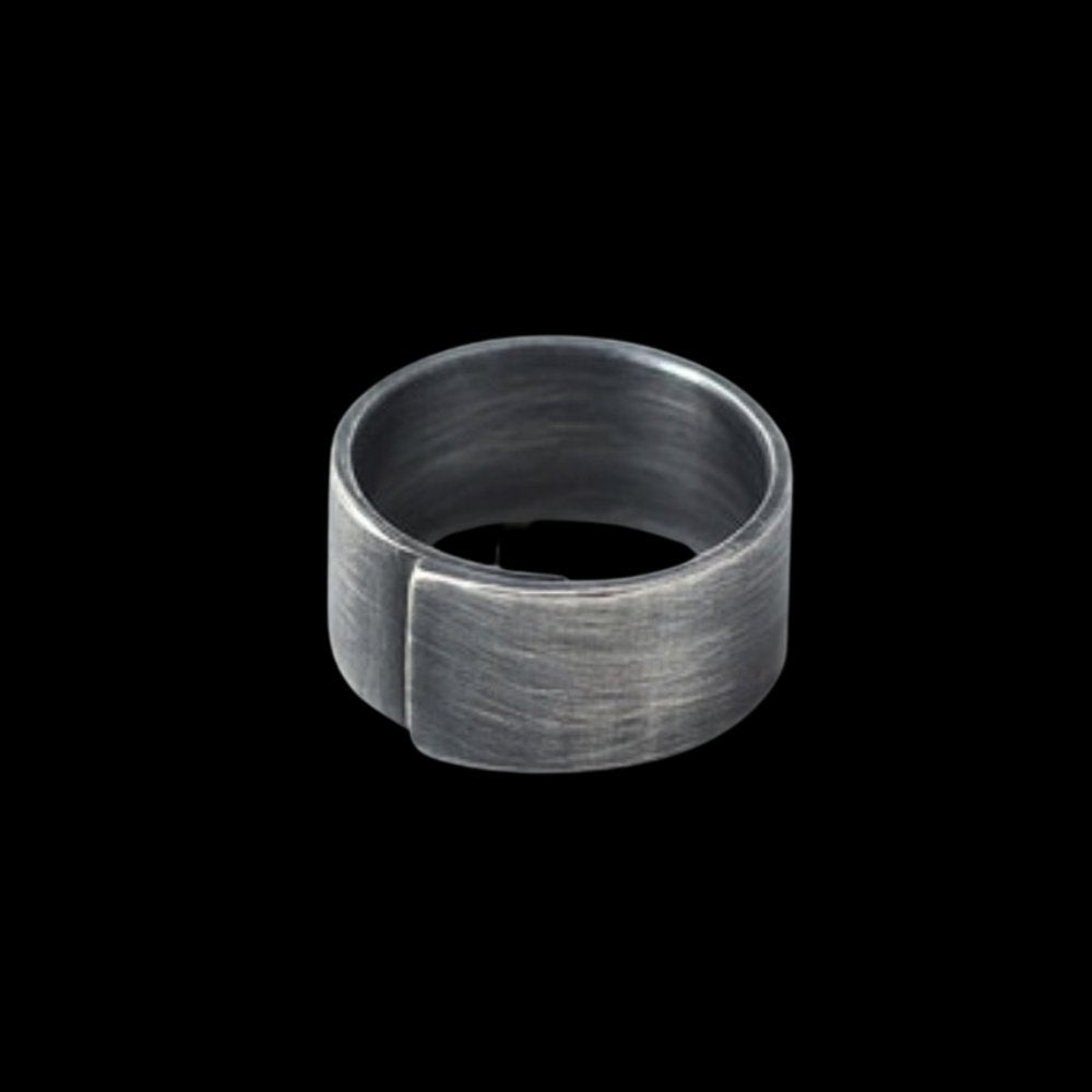 Overlapping Ring | Stainless Steel Gothic Jewelry | Chrome Cult
