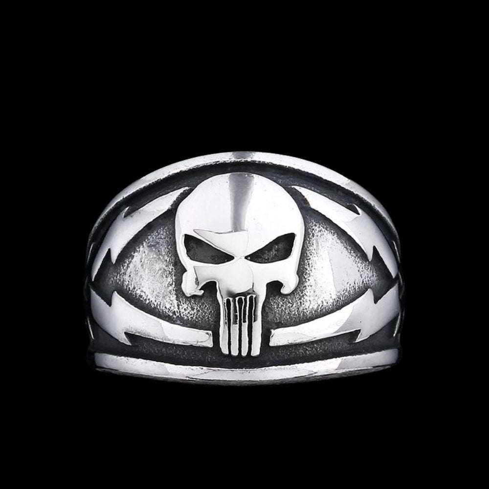 Punisher Skull Ring - Chrome Cult