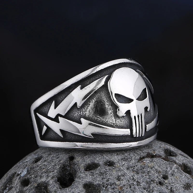 Punisher Skull Ring - Chrome Cult