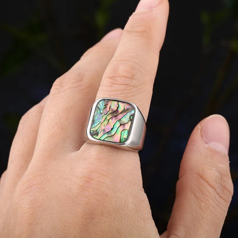 Rainy Nights Gem Ring - Chrome Cult