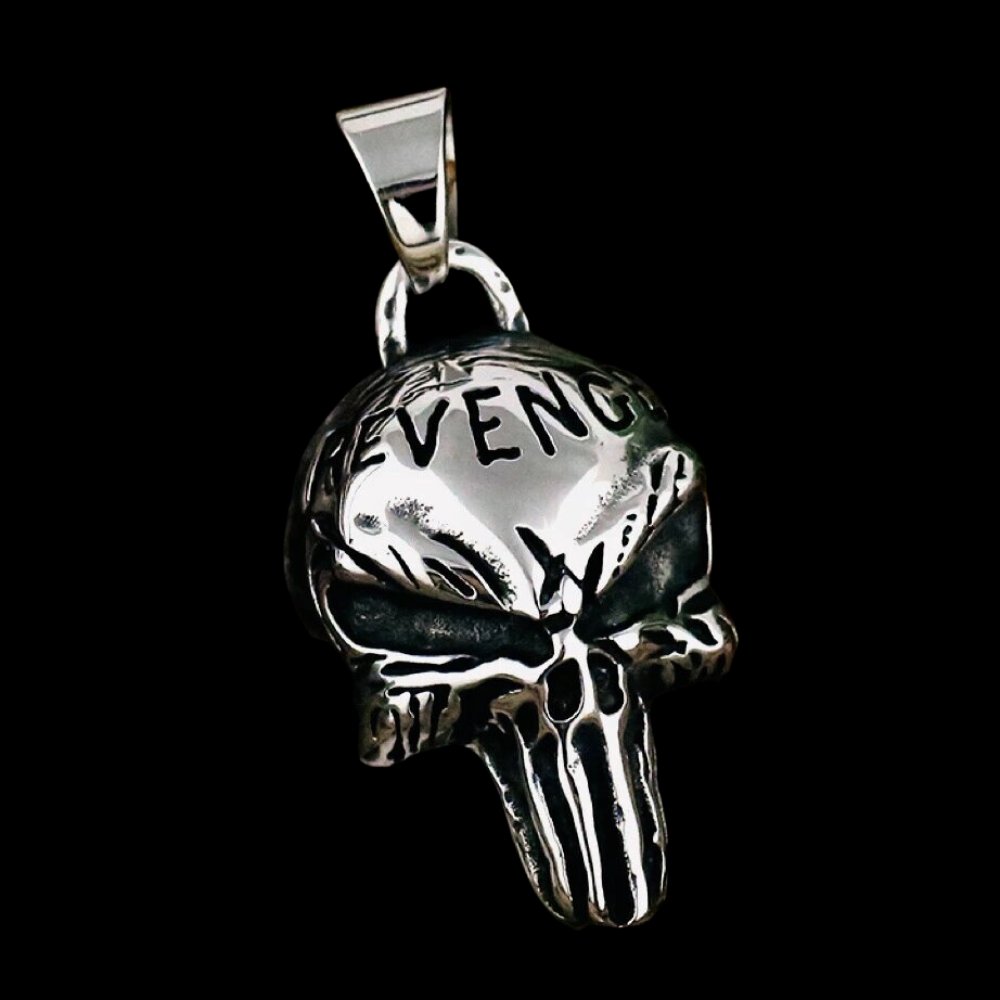 Revenge Of The Dead Skull Pendant - Chrome Cult