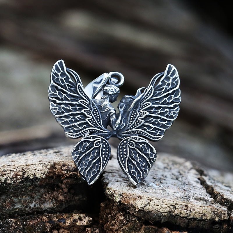 Romance Butterfly Pendant - Chrome Cult