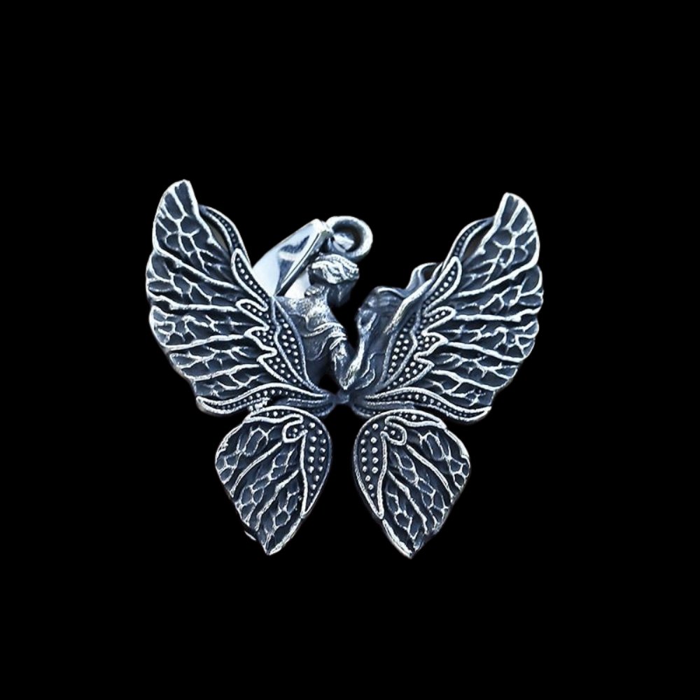 Romance Butterfly Pendant - Chrome Cult