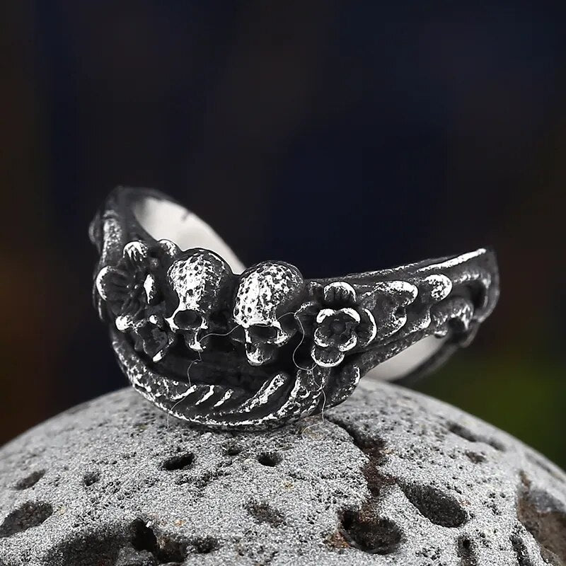 Romantic Homicide Skull Ring - Chrome Cult