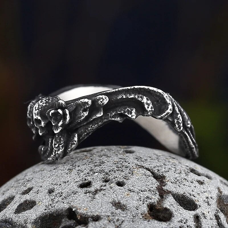 Romantic Homicide Skull Ring - Chrome Cult