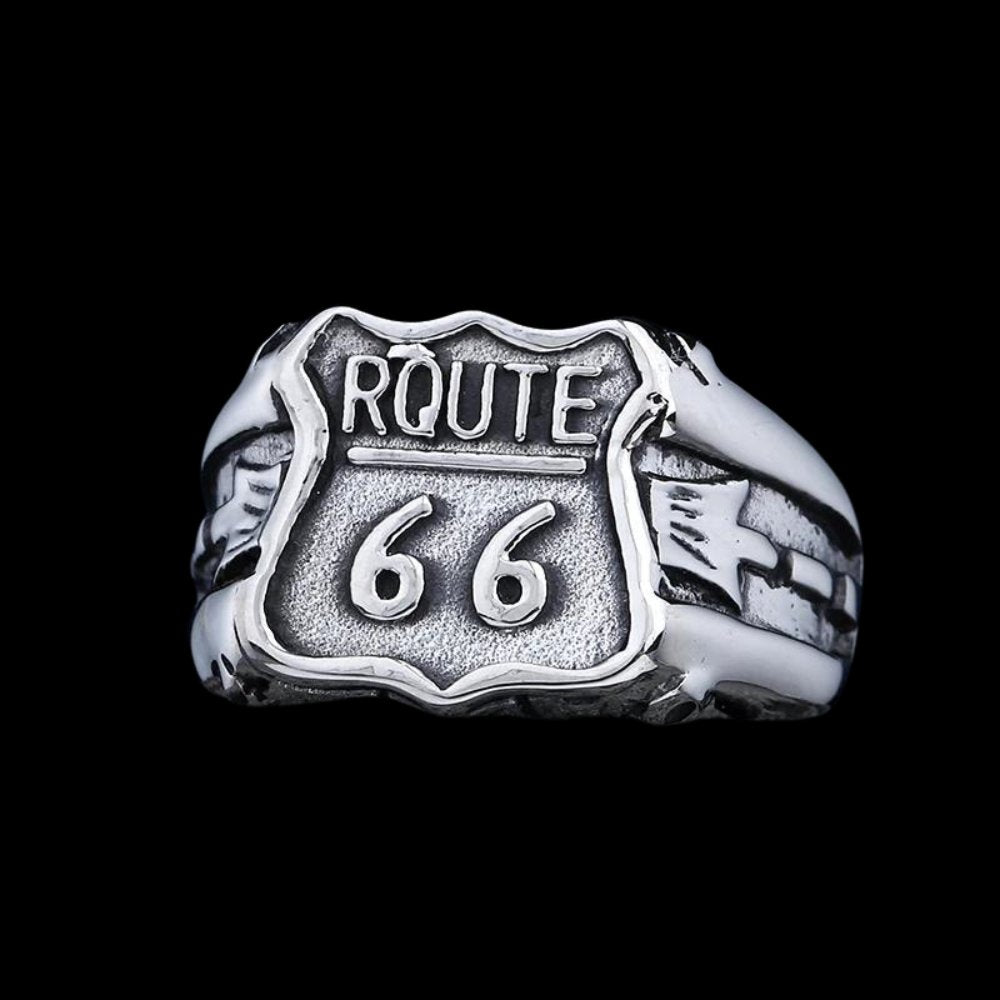 Route 66 The Mother Road Ring - Chrome Cult