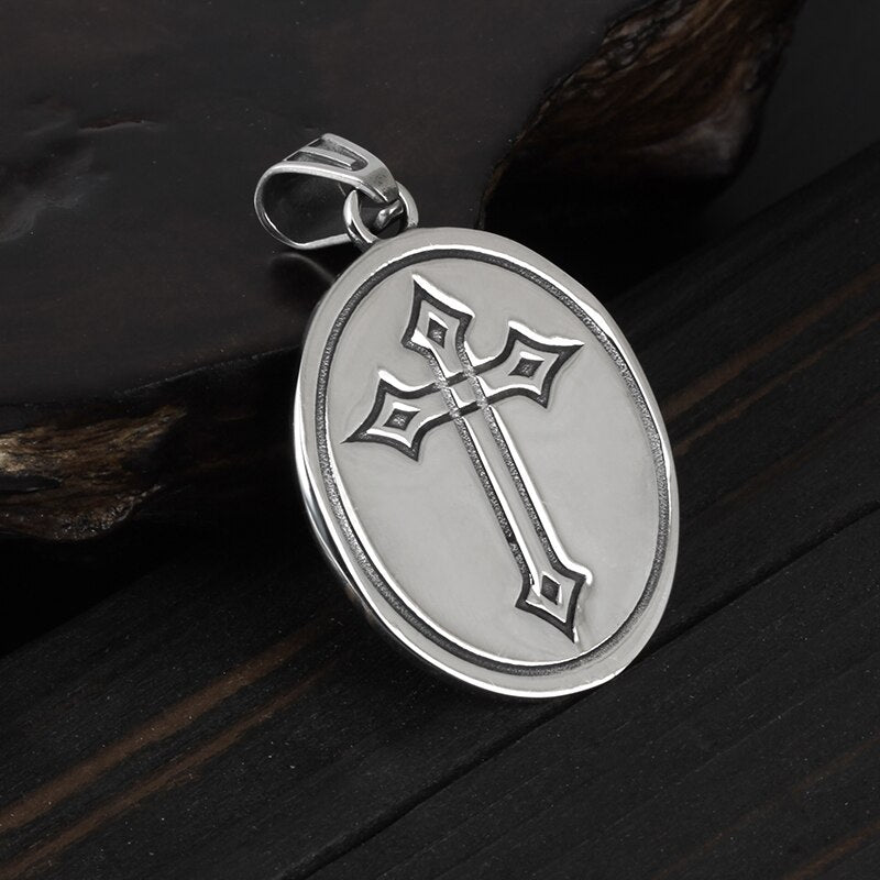 Sacred Heart Of Jesus Pendant - Chrome Cult
