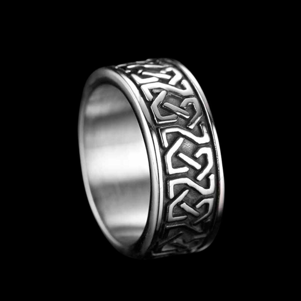 Sailor Celtic Knot Eternity Ring - Chrome Cult