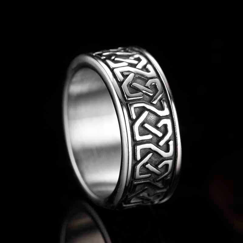 Sailor Celtic Knot Eternity Ring - Chrome Cult