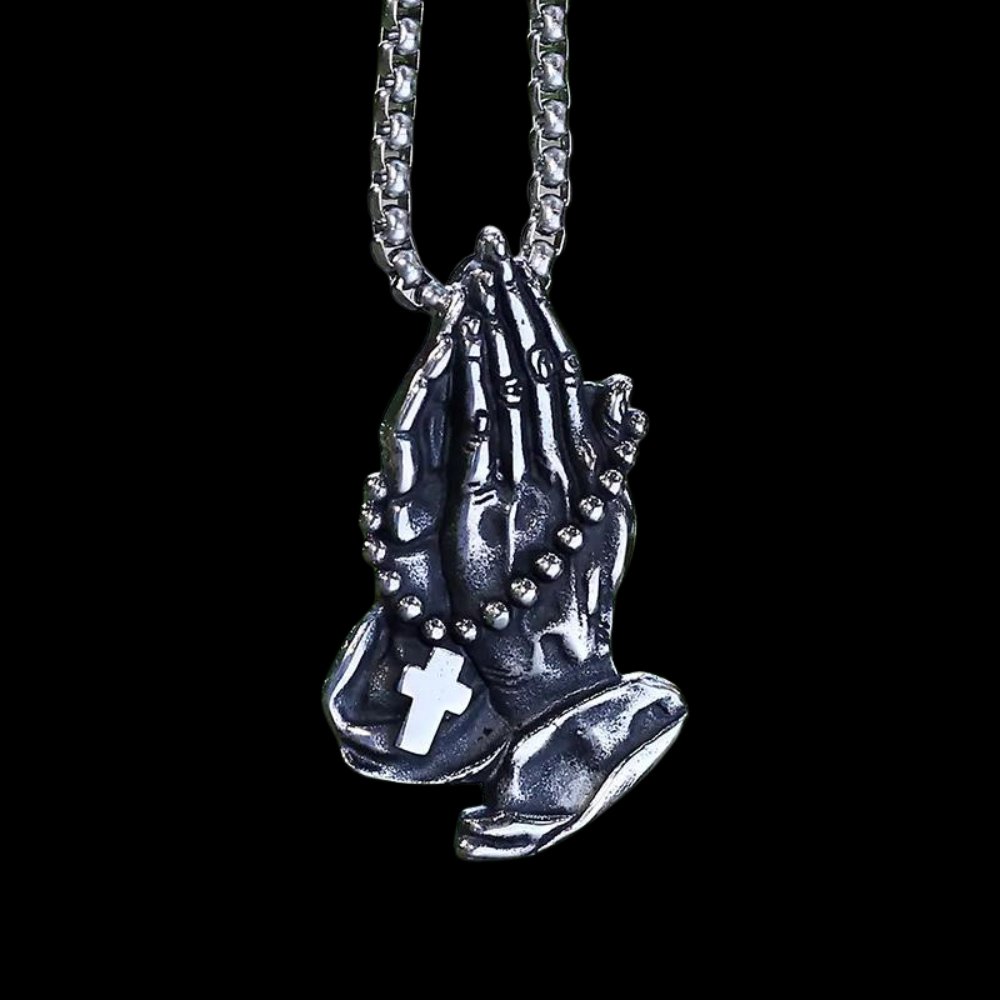 Say one's Prayer Pendant - Chrome Cult