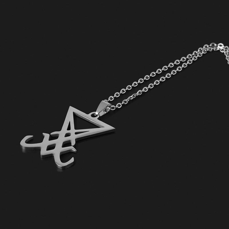Seal of Lucifer Nephilim Satan Pendant - Chrome Cult