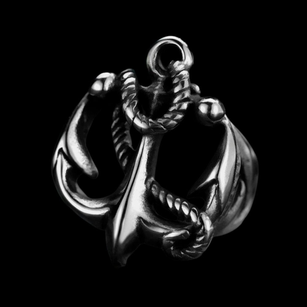 Ship Ahoy Anchor Ring - Chrome Cult