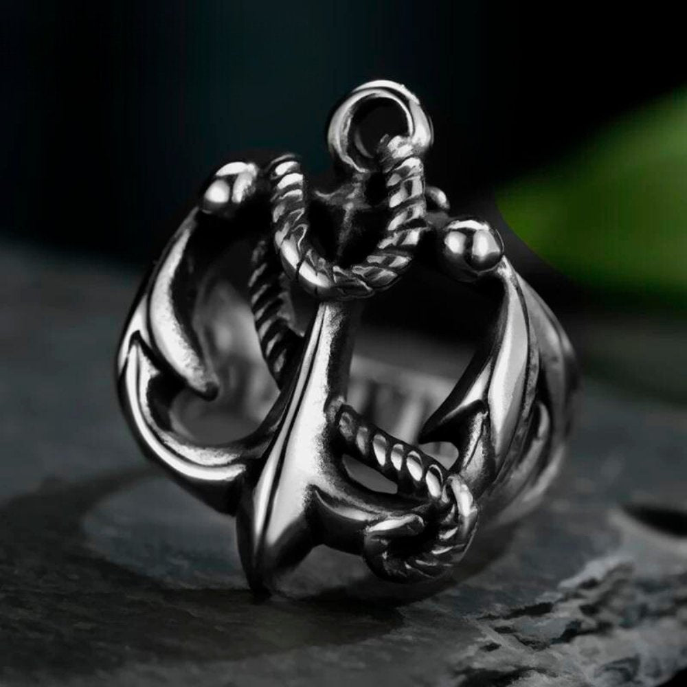 Ship Ahoy Anchor Ring - Chrome Cult