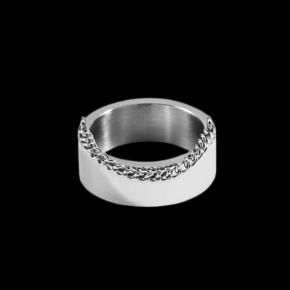 Silver Chain Ring - Chrome Cult