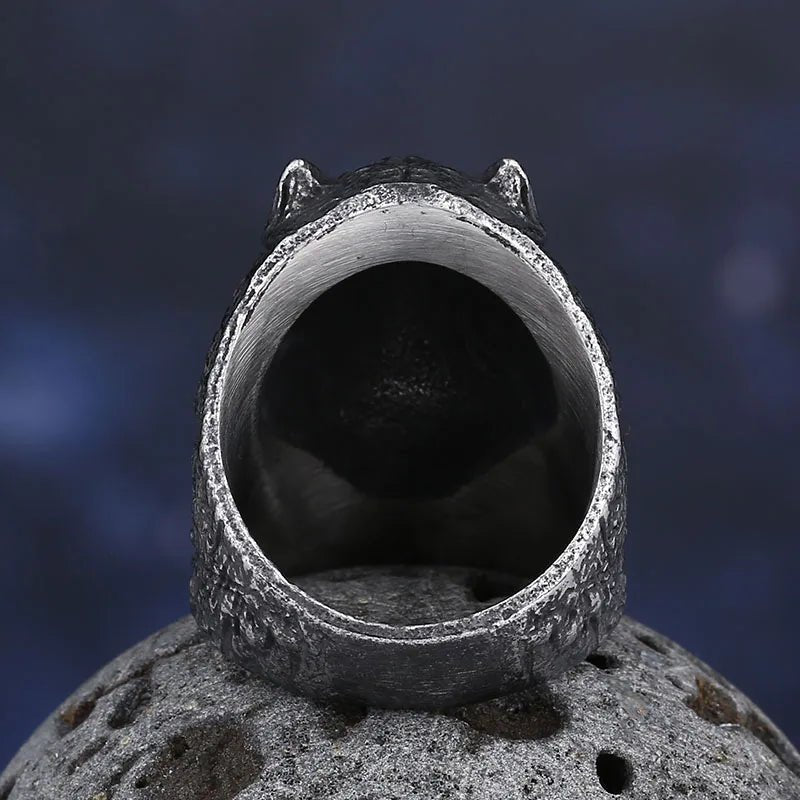 Sinners From Hell Skull Ring - Chrome Cult