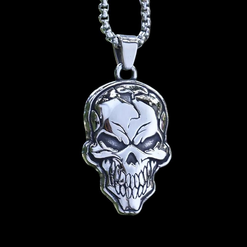 Skull For A Head Pendant - Chrome Cult