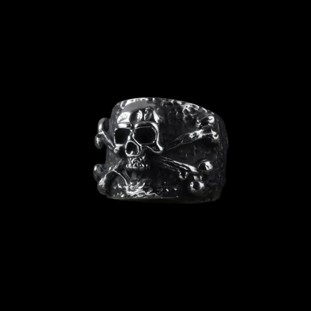 Skull Of The Silent Mary Ring - Chrome Cult