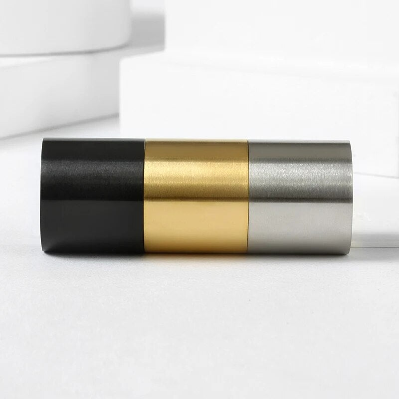 Sleek Cylinder Band Ring - Chrome Cult