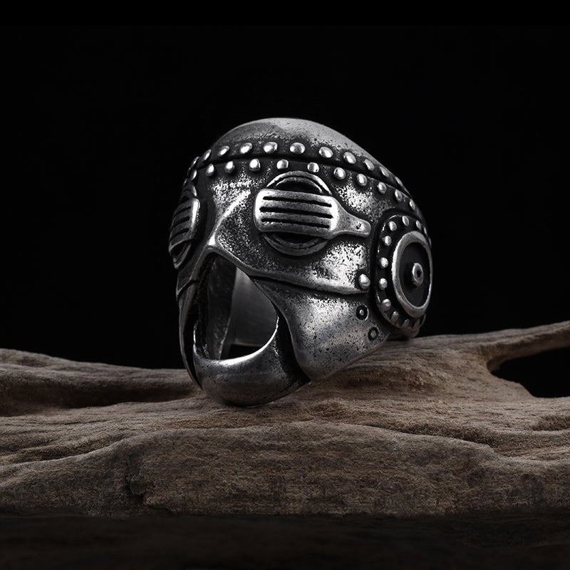 Slipknot Sid Wilson Mask Ring - Chrome Cult