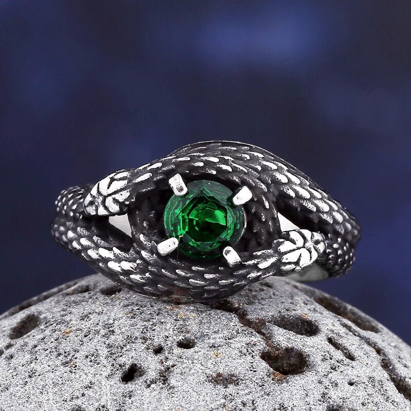 Snake Eyes Ring - Chrome Cult