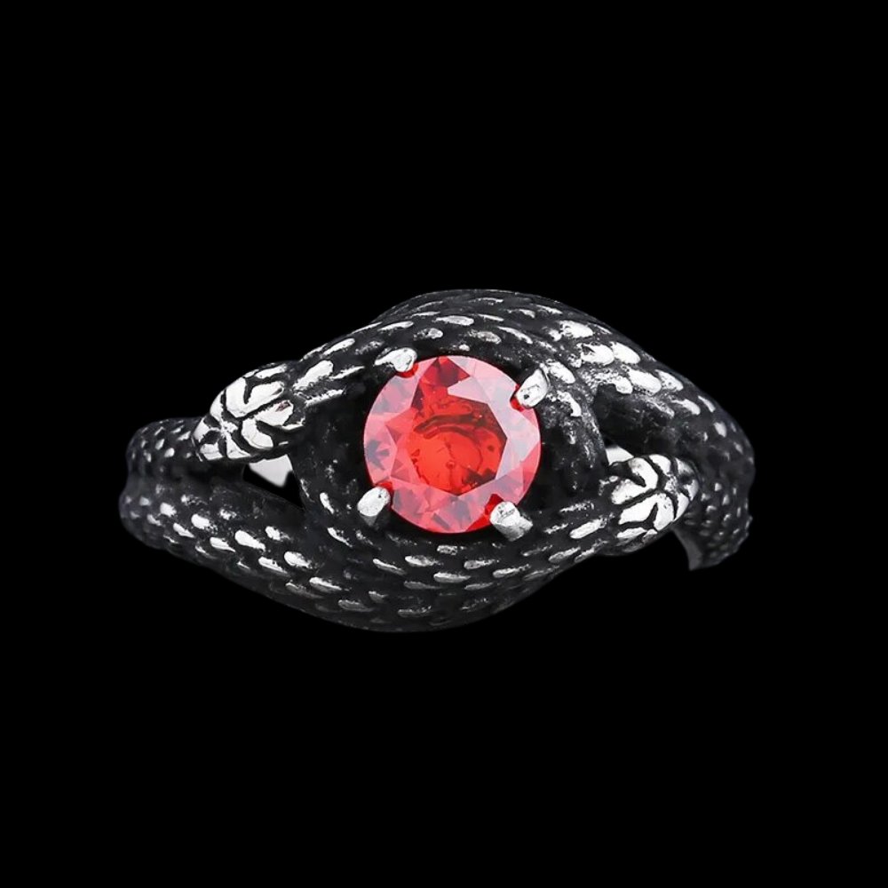 Snake Eyes Ring - Chrome Cult