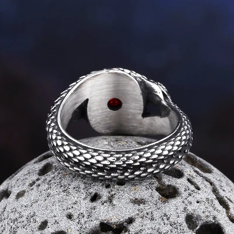 Snake Eyes Ring - Chrome Cult