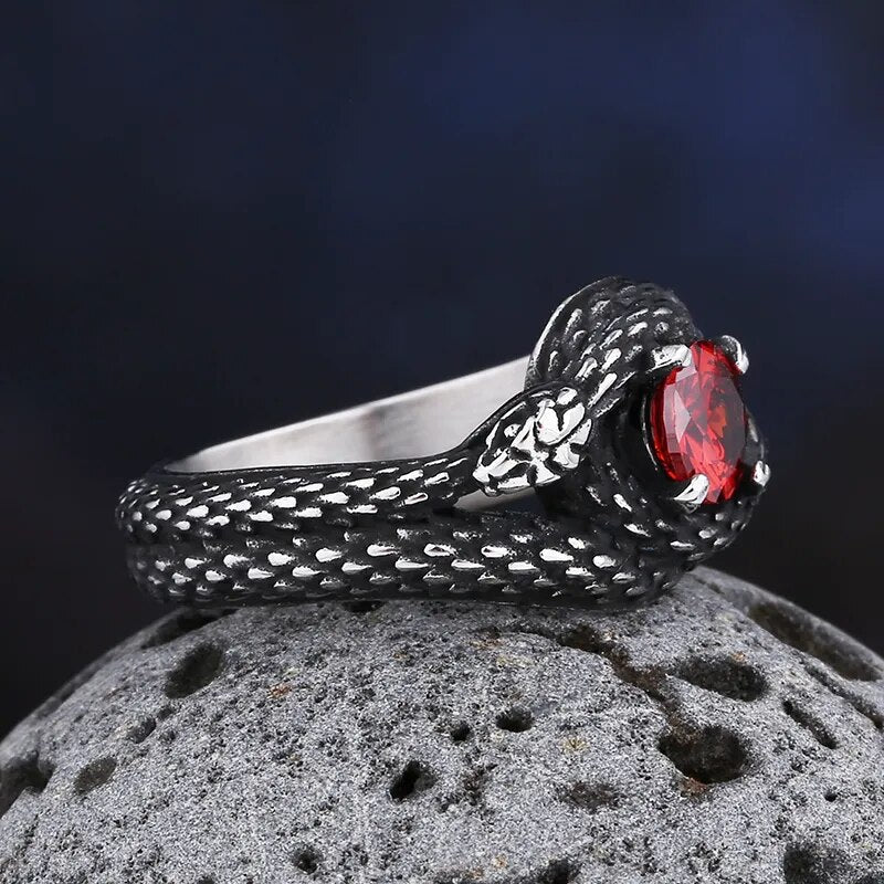 Snake Eyes Ring - Chrome Cult