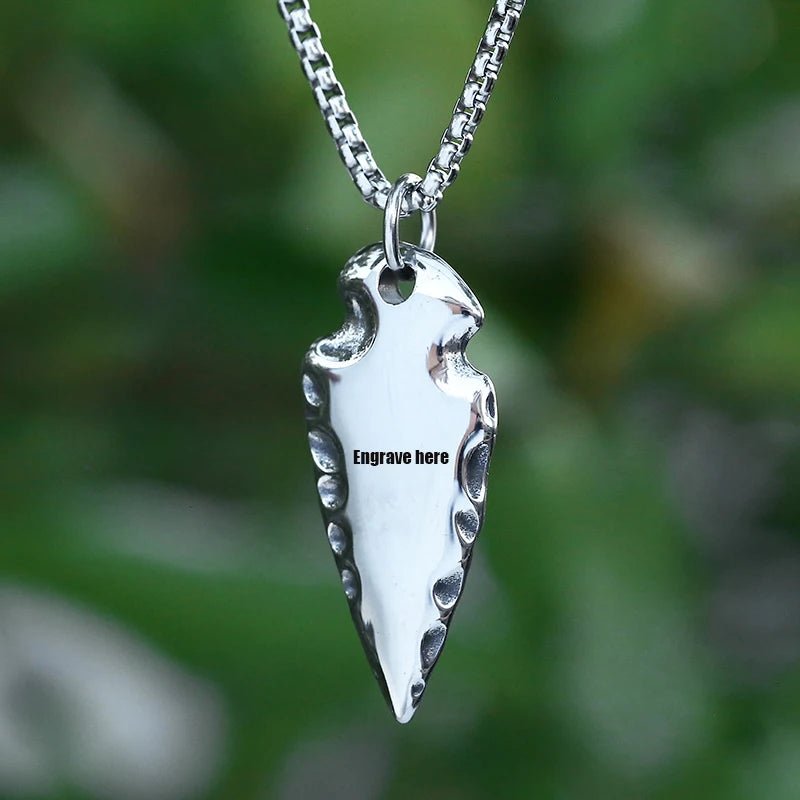 Spear Of Helm Of Awe Pendant - Chrome Cult