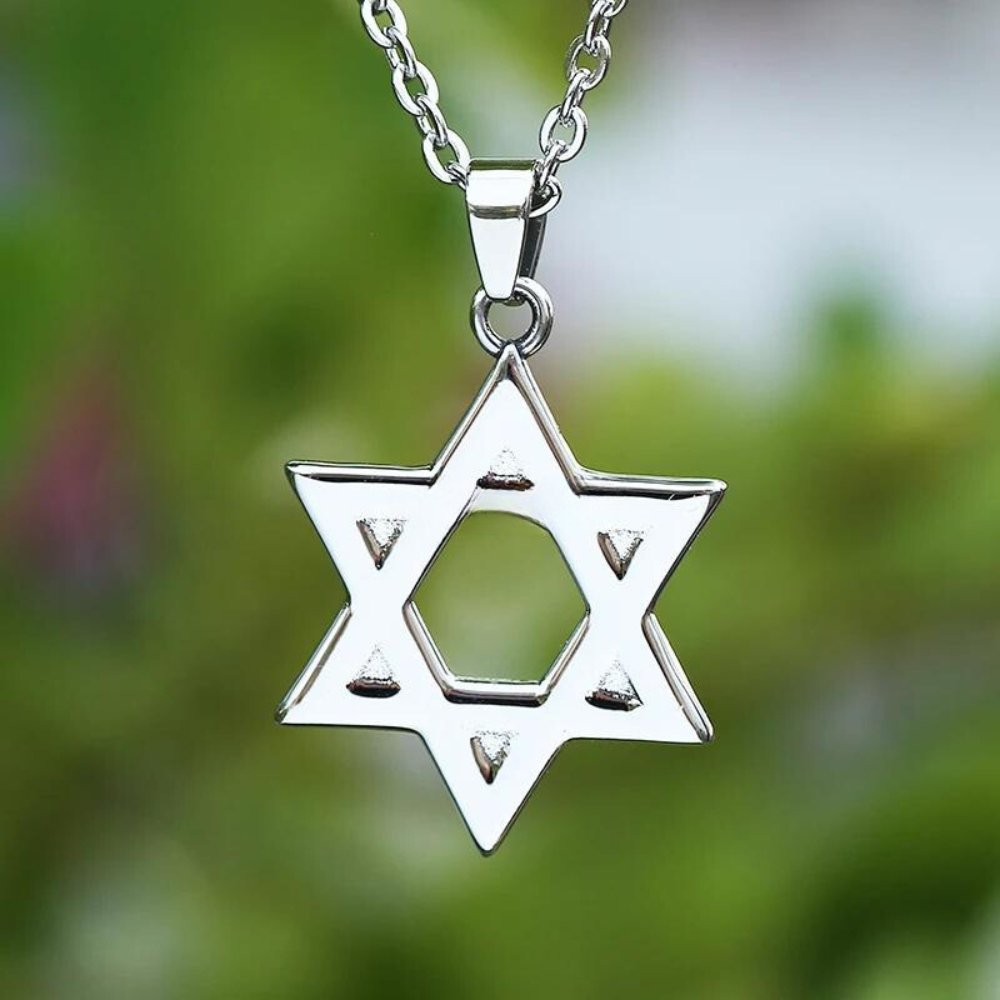 Star Of David Pendant - Chrome Cult