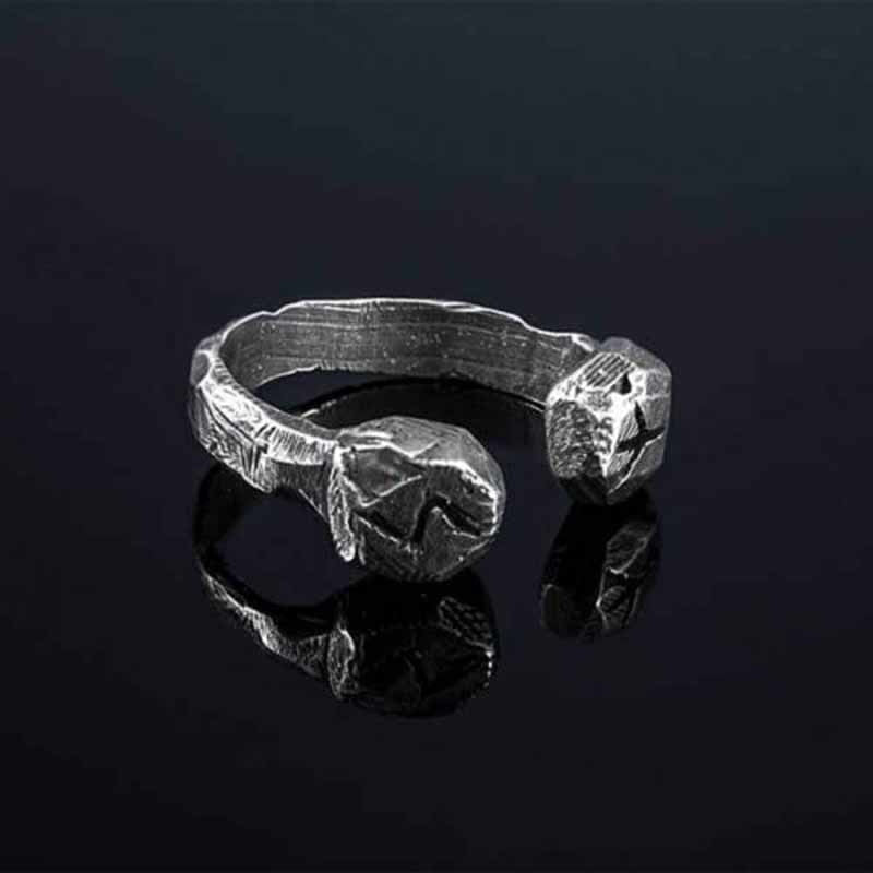 Sun & Protection Viking Rune Ring - Chrome Cult