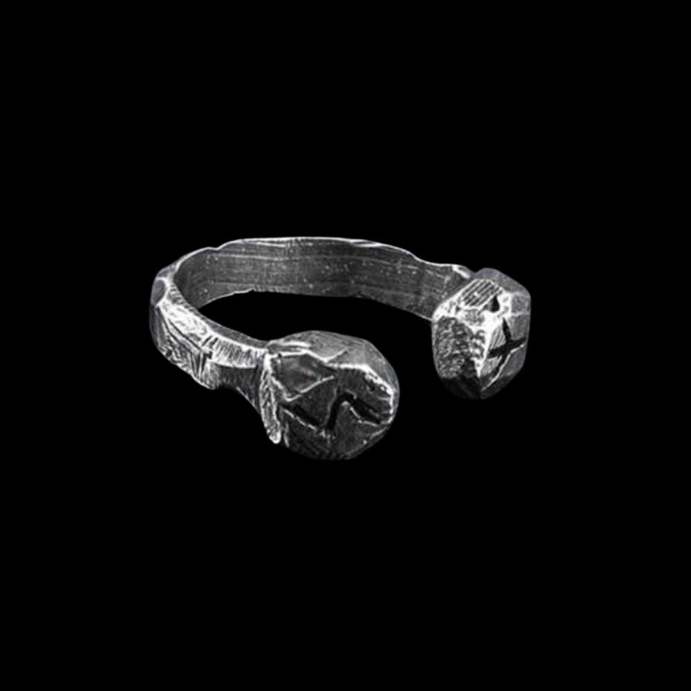 Sun & Protection Viking Rune Ring - Chrome Cult