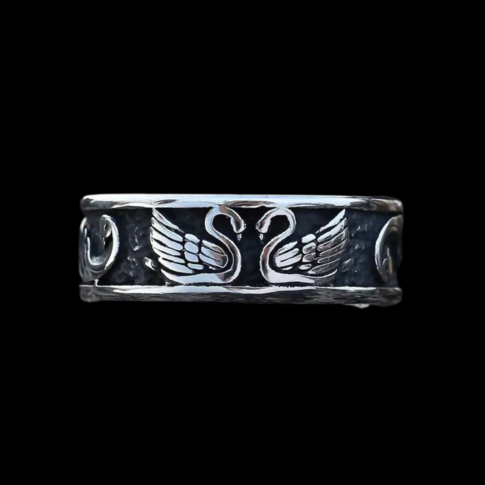 Swan's Eternal Love Ring - Chrome Cult