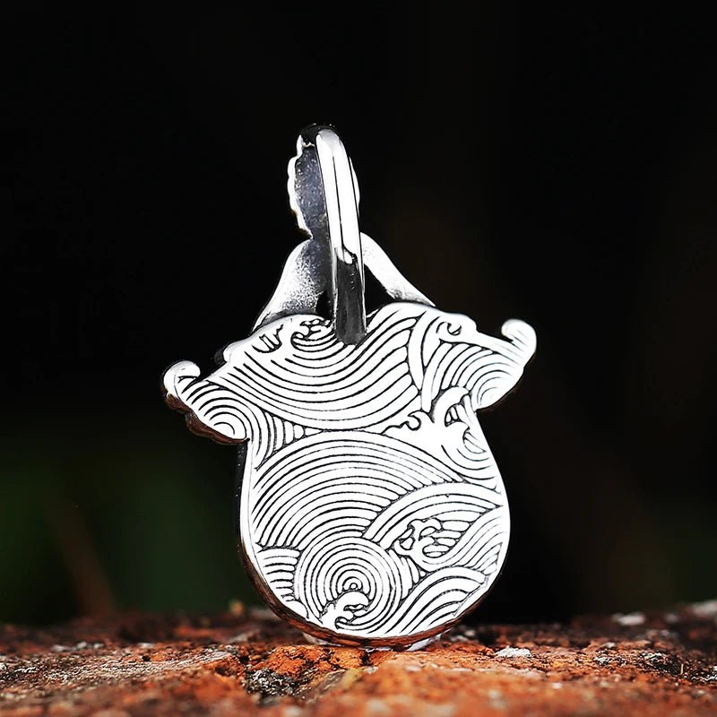 Sword And Shield Of Viper Pendant - Chrome Cult