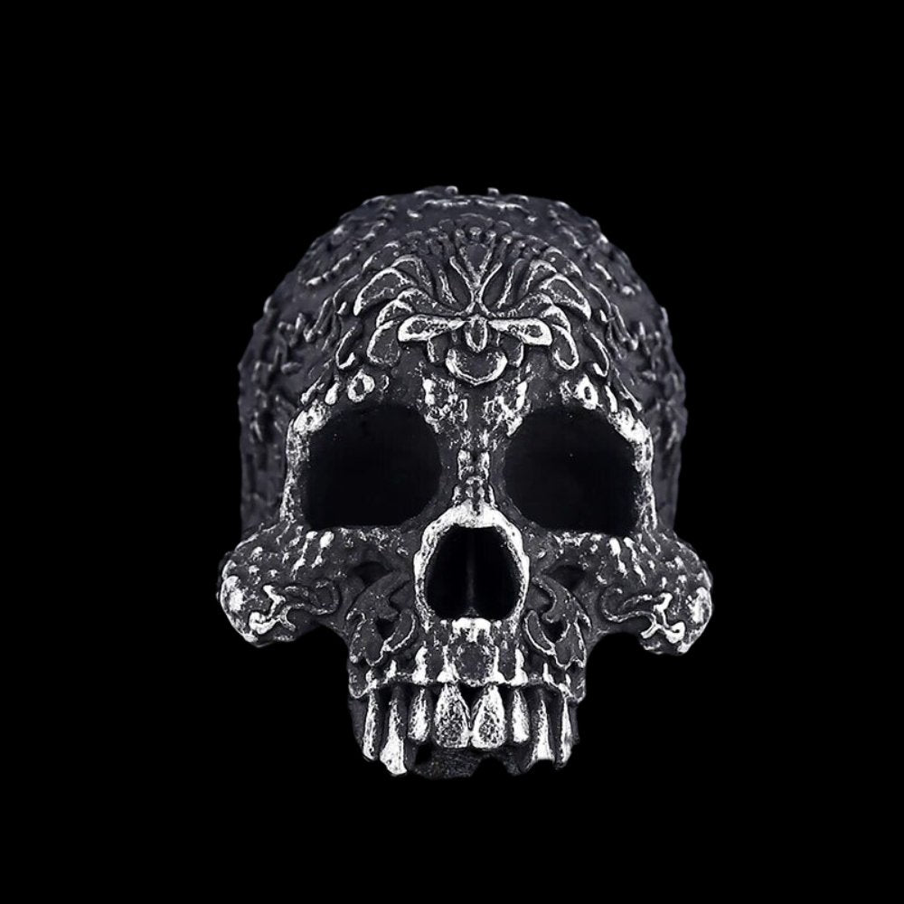 The Black Pearl Skull Ring - Chrome Cult