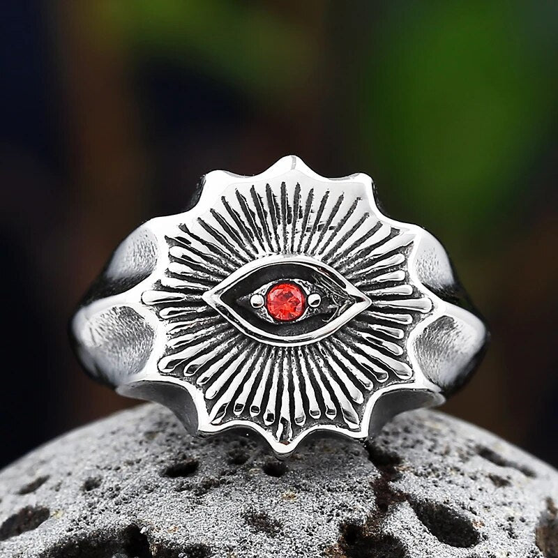 The Devil See's All Ring - Chrome Cult