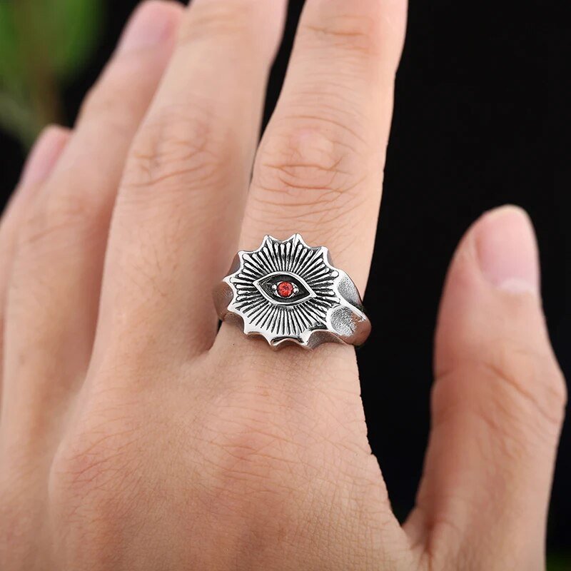 The Devil See's All Ring - Chrome Cult