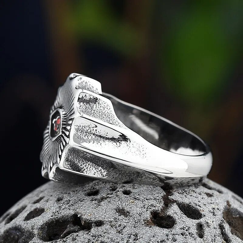 The Devil See's All Ring - Chrome Cult