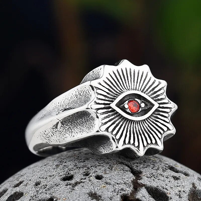 The Devil See's All Ring - Chrome Cult