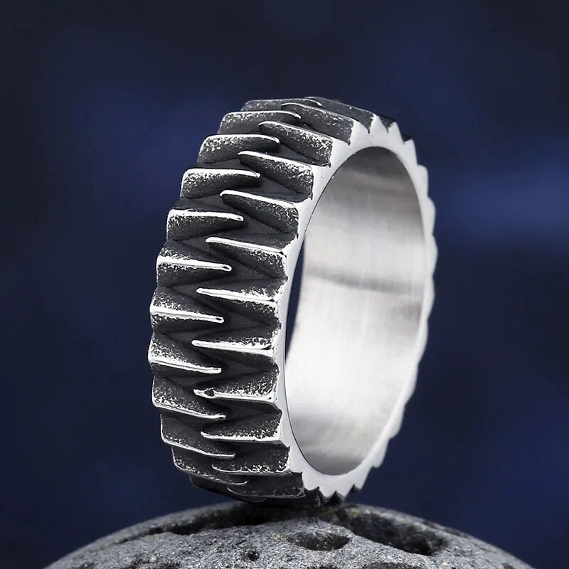 The Geared Teeth Of Souichi Ring - Chrome Cult