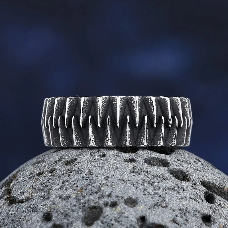The Geared Teeth Of Souichi Ring - Chrome Cult