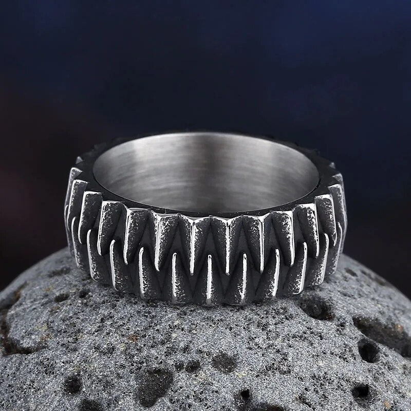 The Geared Teeth Of Souichi Ring - Chrome Cult