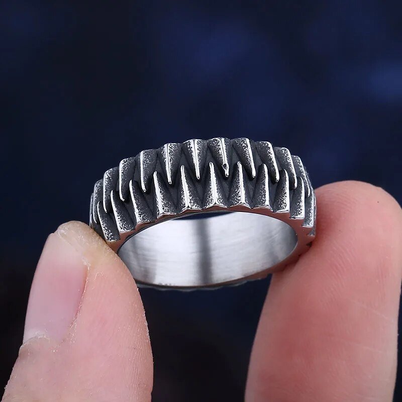 The Geared Teeth Of Souichi Ring - Chrome Cult