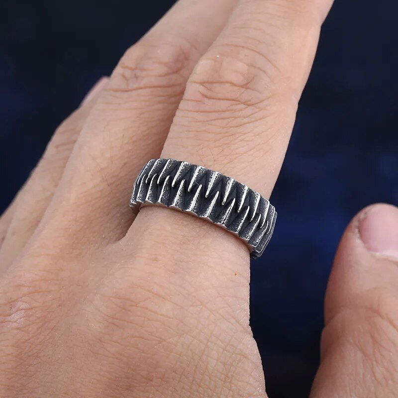 The Geared Teeth Of Souichi Ring - Chrome Cult