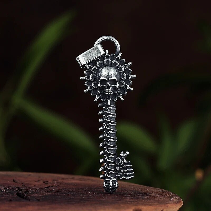 The Skeleton Key Pendant - Chrome Cult