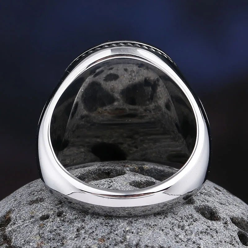 The Wise Are Silent Skull Ring - Chrome Cult
